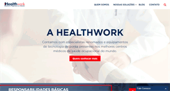 Desktop Screenshot of healthwork.com.br